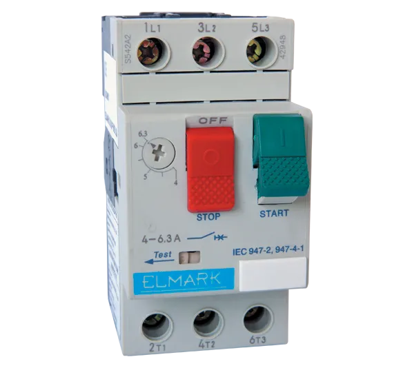 Disjunctor protectie Motor Elmark Termo-magnetic TM2-E10 4-6.3A 48010 