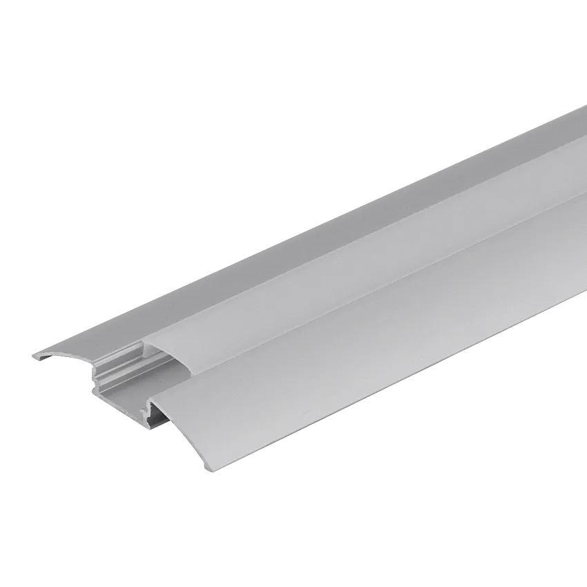 Profil aluminiu pentru benzi LED, profil de trecere, 2m APK209