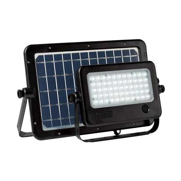 Proiector, LED SOLAR Cu Senzor+PANOU SOLAR PORTABIL 50W IP65, Elmark, 98SOL302 